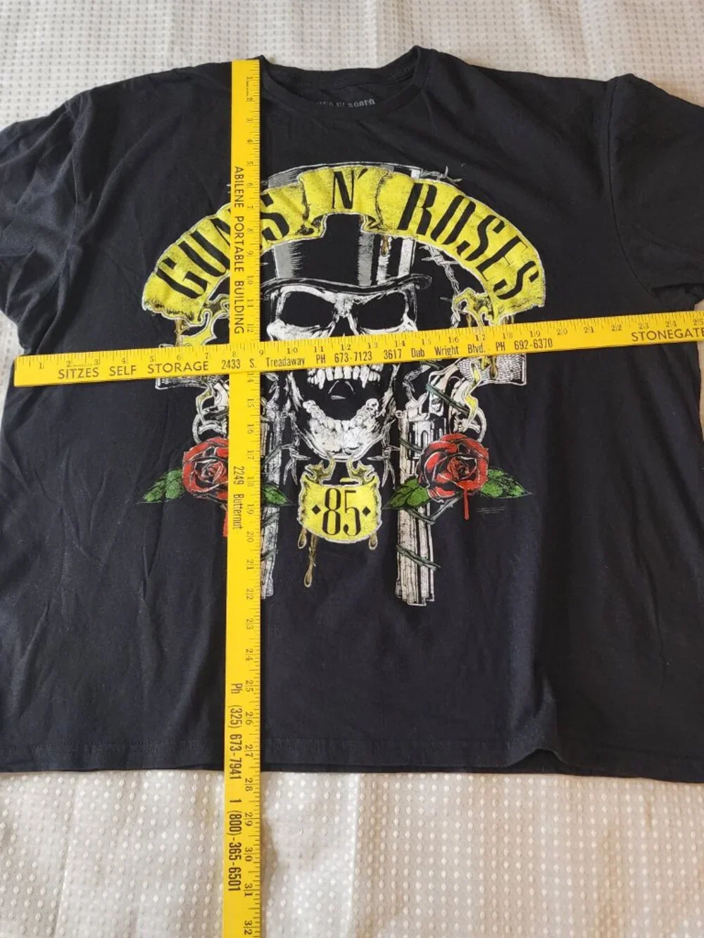Guns N' Roses 85 T-Shirt Size XXL Classic Rock Punk NWOT